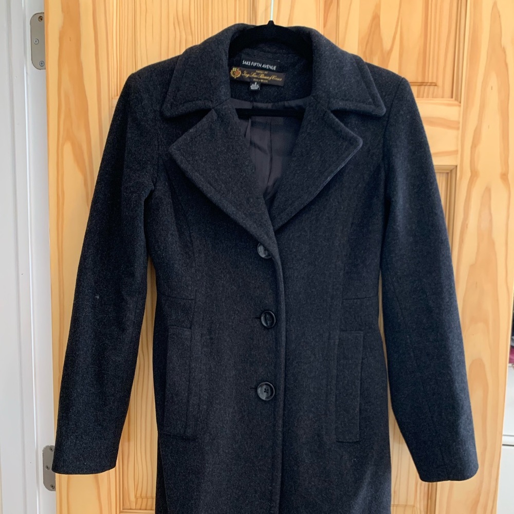 Saks fifth 100% wool coat!